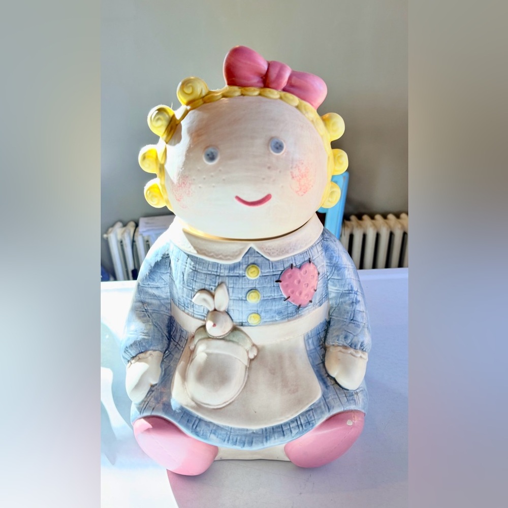 Vintage "Sugar" Rag Doll Cookie Jar